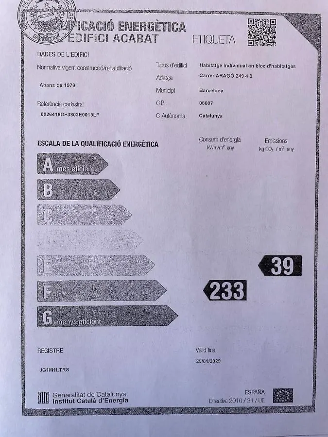 Apartamento Rambla Catalunya Barcelona